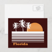 Retro Florida Briefkaart (Voorkant / Achterkant)