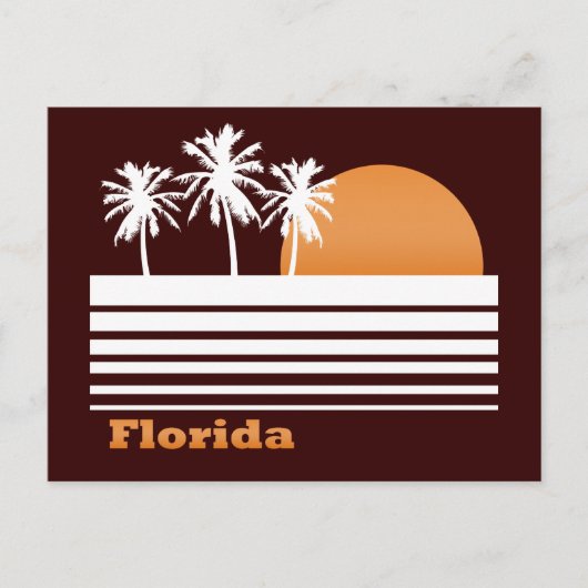 Retro Florida Briefkaart (Voorkant)