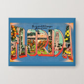 Retro Florida Button (Voorkant)