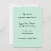 Retro Florida Kaart Verhuisaankondiging (Achterkant)