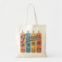 Retro Florida Palm Beach Zonsondergang Sfeer