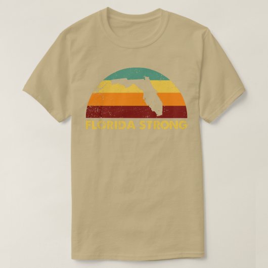  Retro Florida Sterke T-shirt (Design voorkant)