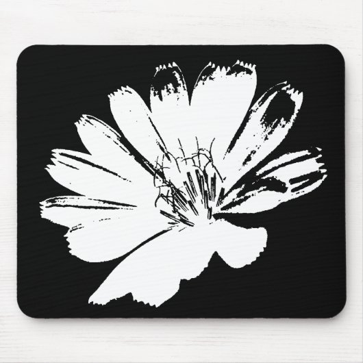 Retro Flower Art Muismat (Voorkant)