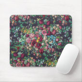 Retro Flower Chintz Peonies Calico Pattern Muismat (Met muis)