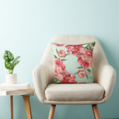 Retro Flower Chintz Peonies Persoonlijk Kussen (Stoel)