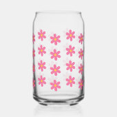 Retro Flower Daisy Verjaardag Vrijgezellenfeest Ge Blikvorm Glas (Voorkant)