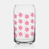 Retro Flower Daisy Verjaardag Vrijgezellenfeest Ge Blikvorm Glas (Achterkant)