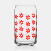 Retro Flower Daisy Verjaardag Vrijgezellenfeest Ge Blikvorm Glas (Achterkant)