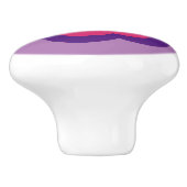 Retro Flower Flowers Blumen Muster 70er 70ies 70s Keramische Knop (Zijkant)