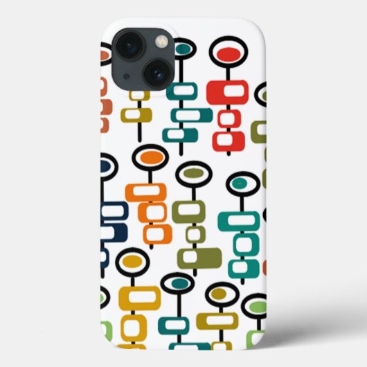 Retro Flower Garden Case-Mate iPhone Case (Achterkant)