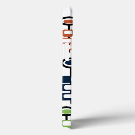 Retro Flower Garden Case-Mate iPhone Case (Achterkant / Rechts)