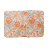 Retro Flower Garden Pattern Badmat (Voorkant)