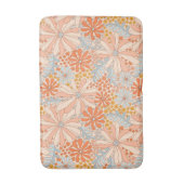 Retro Flower Garden Pattern Badmat (Voorkant Verticaal)