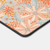 Retro Flower Garden Pattern Bureaumat (Hoek)