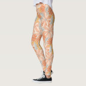 Retro Flower Garden Pattern Leggings (Links)