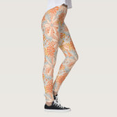 Retro Flower Garden Pattern Leggings (Rechts)