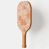 Retro Flower Garden Pattern Pickleball Paddle (Links)