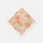Retro Flower Garden Pattern Servet (Hoek)