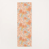 Retro Flower Garden Pattern Yogamat (Voorkant)