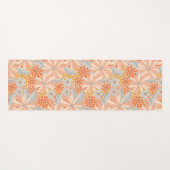 Retro Flower Garden Pattern Yogamat (Voorkant (horizontaal))