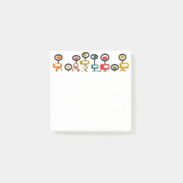Retro Flower Garden Post-it® Notes