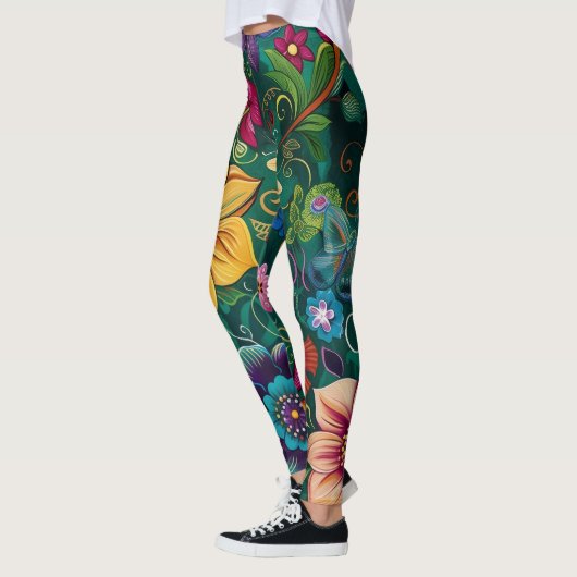 Retro Flower Leggings (Links)