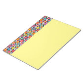 Retro Flower Power Notitieblok (Schuin)