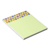 Retro Flower Power Notitieblok (Schuin)