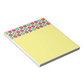 Retro Flower Power Notitieblok (Schuin)