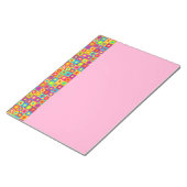 Retro Flower Power Notitieblok (Schuin)