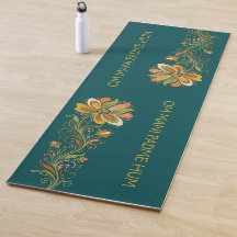 Retro Flower Power Ranken Rand 1 + jouw tekst