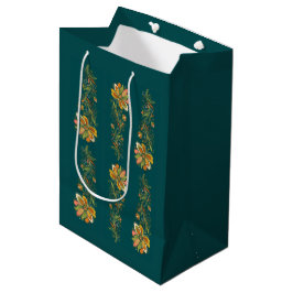 Retro Flower Power Ranken Rand 1 Medium Cadeauzakje
