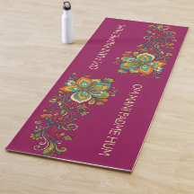 Retro Flower Power Ranken Rand 2 + jouw tekst