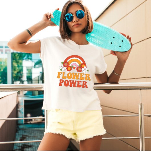 Retro Flower Power T-shirt