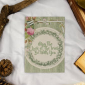 Retro Flower St Patrick's Day Briefkaart