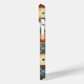 Retro Flower Tegel Pattern Telefoonhoesje Case-Mate iPhone Case (Achterkant / Links)