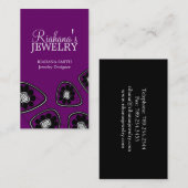 Retro Flower Visitekaartjes (Voorkant / Achterkant)