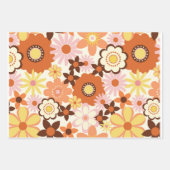 Retro Flowers 1960 - 3 vellen set (Voorkant 2)