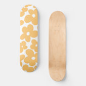 Retro Flowers #1 #floral #patroon #decor #art Persoonlijk Skateboard (Voorkant)