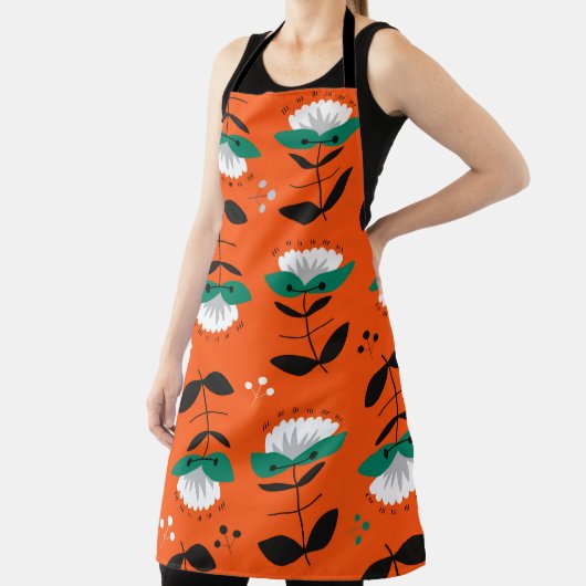 Retro flowers and leaves seamless pattern. schort (Insitu)