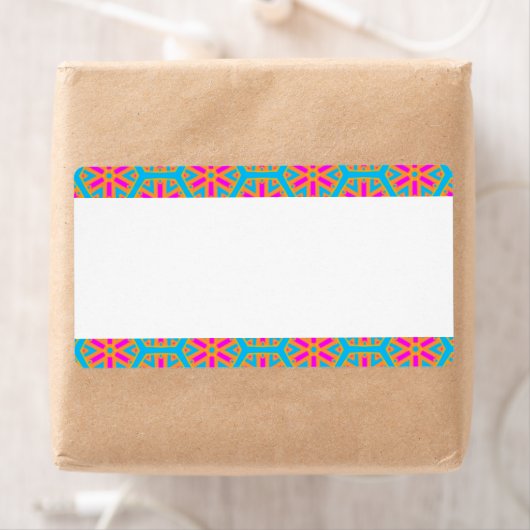 Retro Flowers Etiket (Insitu)