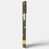  Retro Flowers Fun Custom Stippen Modern Case-Mate iPhone Case (Achterkant / Rechts)