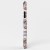 Retro Flowers, gepersonaliseerd op naam Floral Dai Case-Mate iPhone Case (Achterkant/rechts)