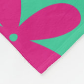 Retro Flowers naadloos gekleurd patroon Fleece Deken (Hoek)