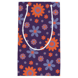 Retro Flowers Schattige Fun 70s Hippie Daisy Patte Klein Cadeauzakje