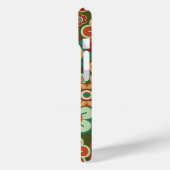 Retro Flowers Schattigee madeliefjes bloesems patr Case-Mate iPhone Case (Achterkant / Links)