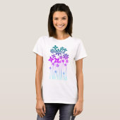 Retro Flowers T-shirt (Voorkant volledig)