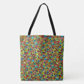 Retro flowers tote bag (Voorkant)