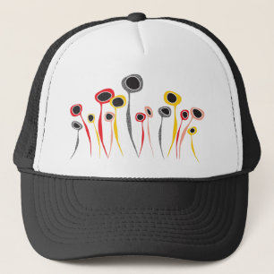 Retro Flowers Trucker Hat Pet