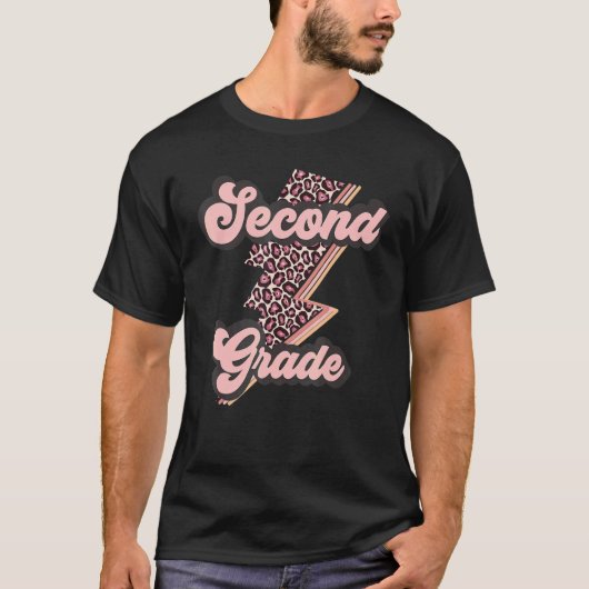 Retro Flowers Tweede 2e graad lerarenidee 2 T-shirt (Voorkant)